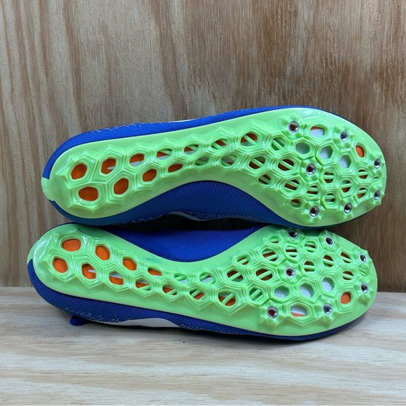 Nike Zoom Ja Fly 4 Track Field Sprinting Spikes Mens Size 8.5 Blue DR2741-400 - Picture 6 of 7